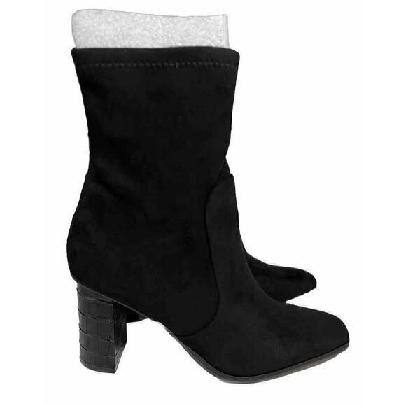 Dolce Vita Women's Petya High Heel Booties Size 9.5 Black Stella Suede - Picture 8 of 9